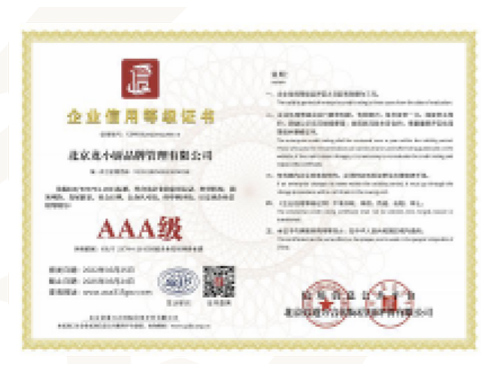 10企业信用等级证书